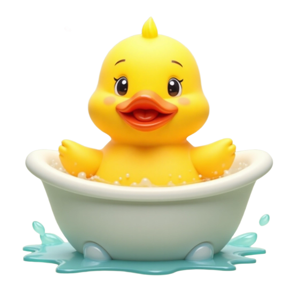 Rubber Duck in a Bathtub